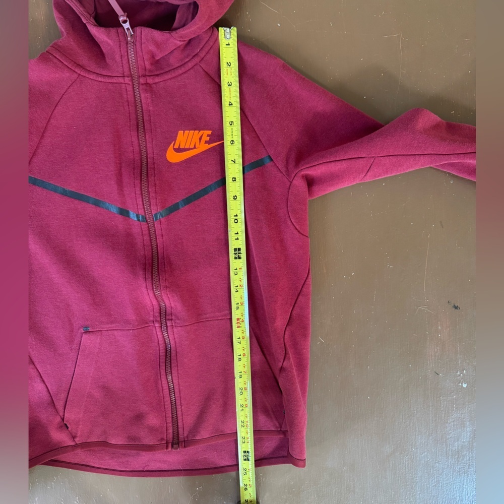 Youth Nike Tech Team Red/Total Orange Zip up hoodie - Boys XL - Picture 10 of 10